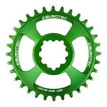 Burgtec Thick-Thin Chainring GXP 3mm Offset Direct Mount 30T Candy Spruce Green