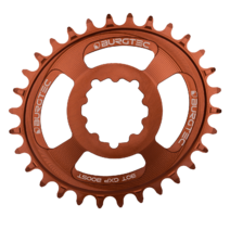 Burgtec Thick-Thin Oval Chainring GXP 3mm Offset Direct Mount 30T Kash Bronze