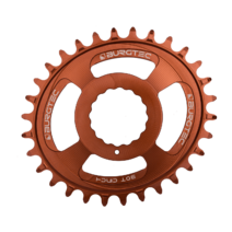 Burgtec Thick-Thin Oval Chainring Race Face Cinch Direct Mount 32T Kash Bronze