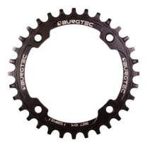 Burgtec Thick-Thin Chainring 104mm BCD Inside Fit E-Bike Steel 32T Black