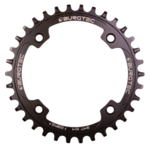 Burgtec Thick-Thin Chainring 104mm BCD Inside Fit E-Bike Steel 34T Black