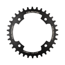 Burgtec Thick-Thin Chainring 104mm BCD Outside Fit E-Bike Steel 34T Black