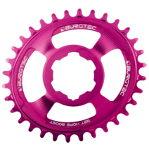Burgtec Thick-Thin Oval Chainring Hope Boost Direct Mount 32T Toxic Barbie Pink