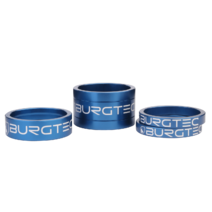 Burgtec Stem Spacer Kit (5mm x 2, 10mm, 20mm) Deep Blue