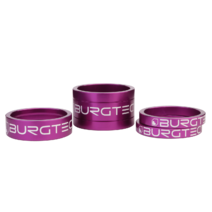 Burgtec Stem Spacer Kit (5mm x 2, 10mm, 20mm) Purple Rain