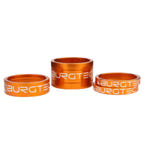 Burgtec Stem Spacer Kit (5mm x 2, 10mm, 20mm) Iron Bro Orange
