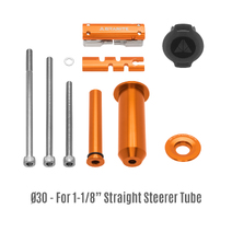 Granite Design Stash Multi Tool Kit Inside Steerer (Straight 1 1/8) w/ 30mm Cap Orange