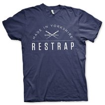 Restrap T-Shirt Logo Navy Blue Large