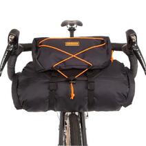 Restrap Bikepacking Barbag 17 Litres + Food Pouch + Dry Bag Black/Orange