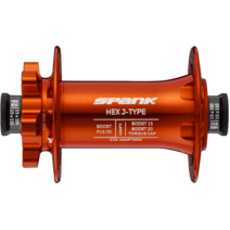 Spank Hex J-Bend Boost Front Hub F15/20 32H Orange