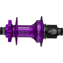 Spank Hex Drive 102T J-Bend Boost Rear Hub R148 32H Purple (without freehub body)