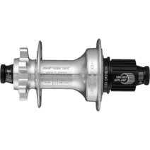 Spank Hex Drive 102T J-Bend Boost Rear Hub R148 32H Raw Silver (without freehub body)