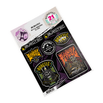 HELMET STAMPS STICKER SHEET