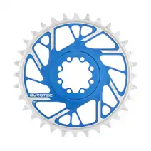 Burgtec SRAM 8-Bolt Chainring (thick/thin 3mm offset) - 32t - Deep Blue