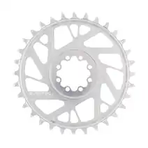 Burgtec SRAM 8-Bolt Chainring (thick/thin 3mm offset) - 32t - Rhodium Silver