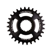Burgtec Thick-Thin Chainring Shimano Direct Mount 12-Speed 28T Black