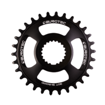 Burgtec Thick-Thin Chainring Shimano Direct Mount 12-Speed 30T Black