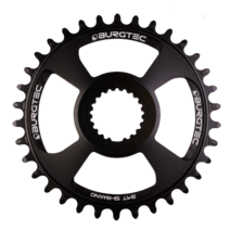 Burgtec Thick-Thin Chainring Shimano Direct Mount 12-Speed 34T Black