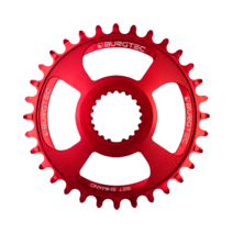 Burgtec Thick-Thin Chainring Shimano Direct Mount 12-Speed 28T Race Red