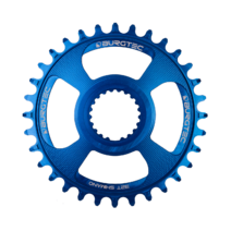 Burgtec Thick-Thin Chainring Shimano Direct Mount 12-Speed 28T Deep Blue