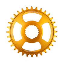 Burgtec Thick-Thin Chainring Shimano Direct Mount 12-Speed 28T Bullion Gold