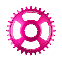 Burgtec Thick-Thin Chainring Shimano Direct Mount 12-Speed 28T Toxic Barbie Pink