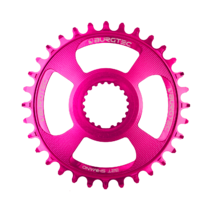 Burgtec Thick-Thin Chainring Shimano Direct Mount 12-Speed 34T Toxic Barbie Pink