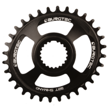 Burgtec Thick-Thin Oval Chainring Shimano Direct Mount 12-Speed 32T Black