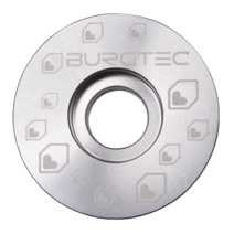 Burgtec Stem Top Cap (Bolt sold separately) Burgtec Rhodium Silver