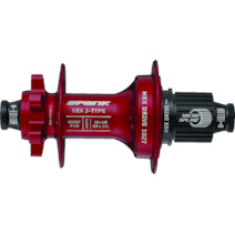 Spank Hex Drive 102T J-Bend Boost Rear Hub R148 32H Red (without freehub body)