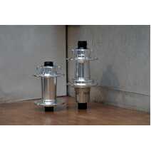 RC29DB 6-BOLT DISC REAR HUB, 32H, POLISH SILVER