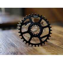 ROLLCii V.2 N/W 32T CHAINRING ( 8-Bolt SRAM), 3mm Offset BLACK