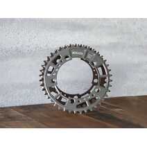 Veloci Cycles Rocker V2.1 N/W Chainring BCD110, 42T 12S ( 9~11S Compatible) Polish Silver