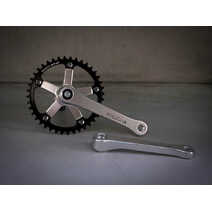 ROLLCii N/W CHAINRING 5-bolt BCD130 42T WET BLACK