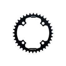 Rollcii CR-MO Steel N/W ChainRing 36T, BCD104 - Black