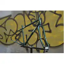 WildMove Frameset (incl Steel Fork) M450 PINE GREEN