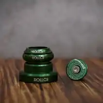 ROLLCii EC34 1 1/8th HEADSET, BRASIL GREEN