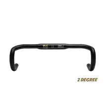 VLCmade PITCHER HANDLE BAR 31.8x420mm 2 degree flare WET BLACK