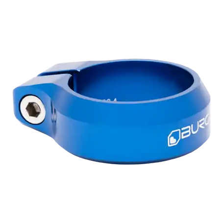 Burgtec Seat Clamp - 37mm Diameter - Deep Blue
