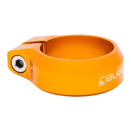 Burgtec Seat Clamp - 37mm Diameter - Iron Bro Orange