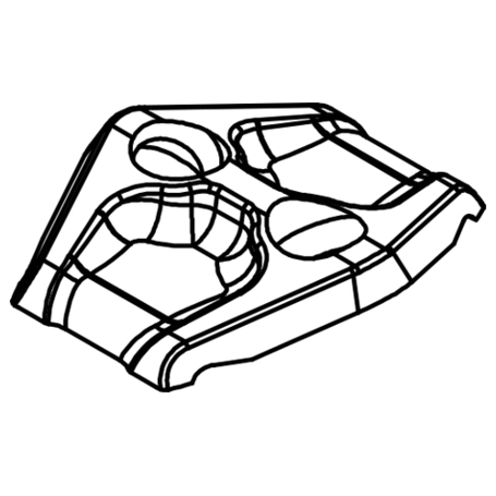 KS Part P3716 - Upper Seat Clamp (LEVC/LEVCi)