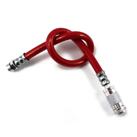 Prestacycle Prestaflator Pro Hose  - Red 3-way Presta Hose