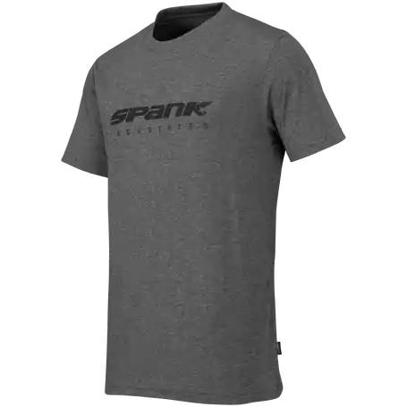 Spank T-Shirt Logo Charcoal/Black Large