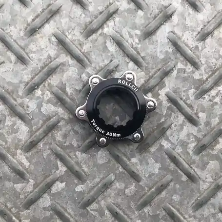 Centre Lock Adapter 6bolt to Centrelock - Black