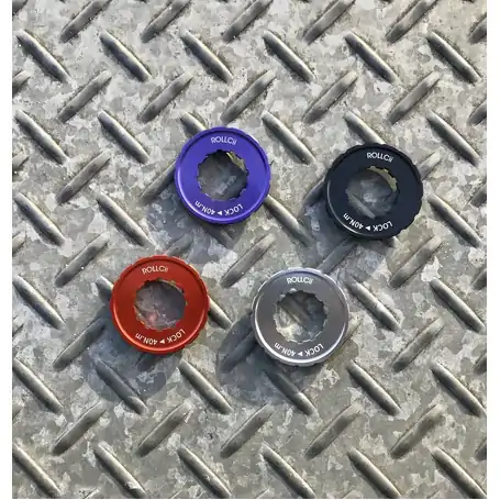 Lock Ring for Centre Lock - Tangerine Fire