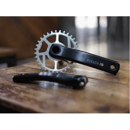 ROLLCii 15 MTB Crank Set 175mm Silver