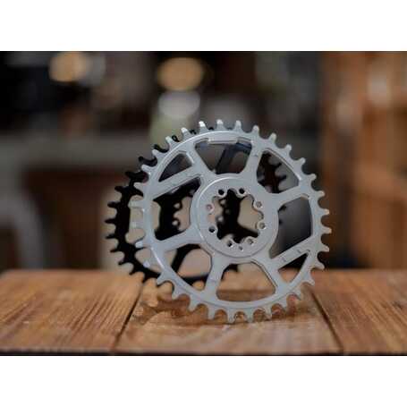 Veloci Cycles Rollcii V.2 N/W 40T Chainring ( Dm8-Sram), Silver