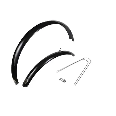 Veloci Cycles Slick Fenders 26", W: 58MM ,Wet Black