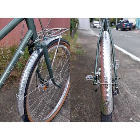 Veloci Cycles Squama Fenders 700C, W: 47MM, Polish Silver