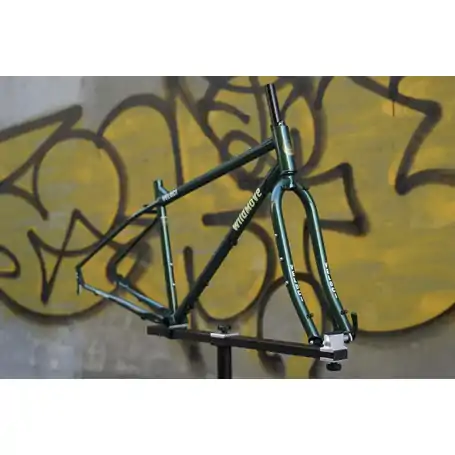 WildMove Frameset (incl Steel Fork) M450 PINE GREEN